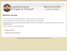 Tablet Screenshot of consuladoespanacitas.com